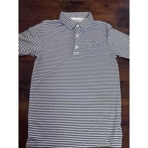 TCU Boys Performance Polo By Garb Stripe Size Youth Large 9-10